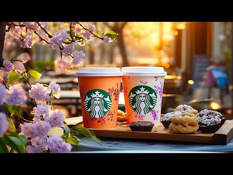 🎵 bgm 仕事がはかどる: Jazzing Up Spring Starbucks Music🌺桜の下で楽しむジャズインスパイアのコーヒータイム☕新鮮な雰囲気でリラックスや仕事をする時スタバの音楽️