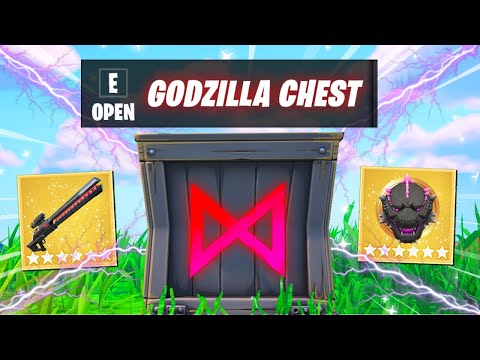 The *GODZILLA CHEST* ONLY Challenge in Fortnite