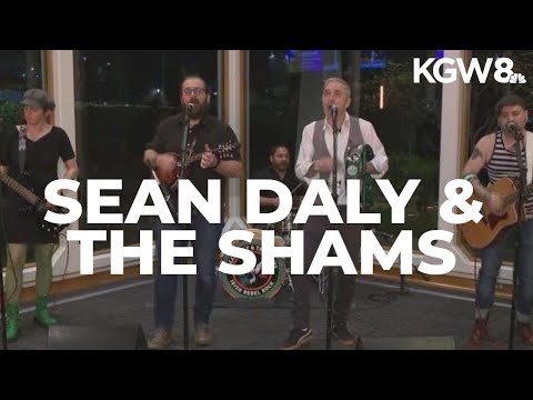 Irish rock bank Sean Daly & The Shams perform for St. Patrick's Day