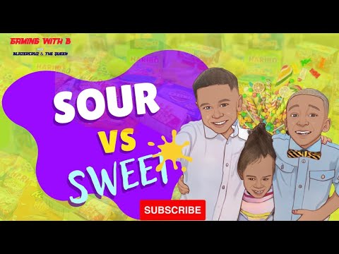 Sour vs Sweet Challenge  with Blazercruz and TheQueen