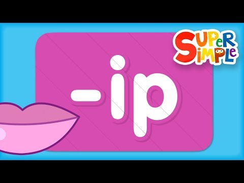 Learn How To Read Words In The "ip" Word Family | Turn & Learn ABCs | Preschool Learning