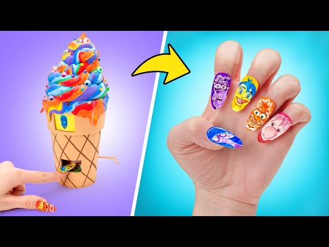 Inside Out Nail Art Machine! 🍦🌈💅 DIY Fun Tutorial with Mr.Maker by Imagine PlayWorld