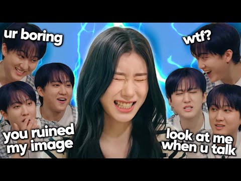 Changbin and Chaeryeong Roasting eachother for 11 minutes