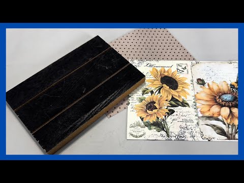 Sunflower Shelf Sitter DIY || Sunflower Decor || Just 1 Quick Craft