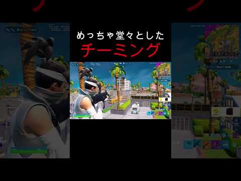 ソロランクでチーミングを目撃【フォートナイト/Fortnite】