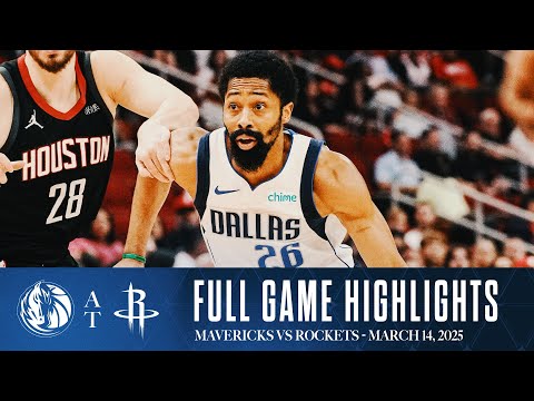 Dallas Mavericks Highlights vs. Houston Rockets | March 14, 2025