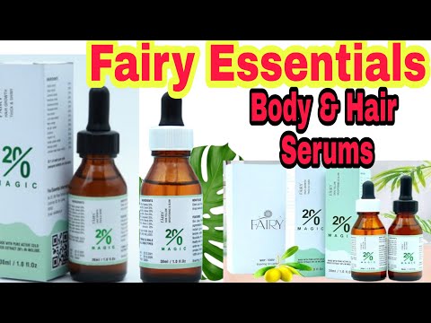 100% Natural Fairy Essentials Magical Face Serum & Magical Hair Serum| Best Results| Serum Bundle