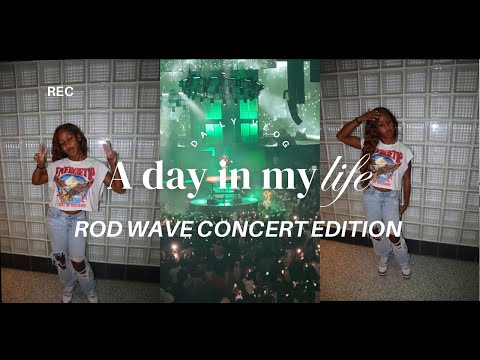 I WENT TO A ROD WAVE CONCERT | Day In My life | JAADAHAZEL