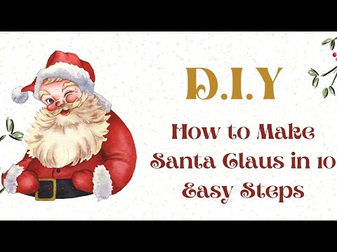 How To Make Santa Claus 🎅Paper का Santa Claus कैसे बनाए | Easy Christmas Craft | Easy Paper Craft 😍🎄