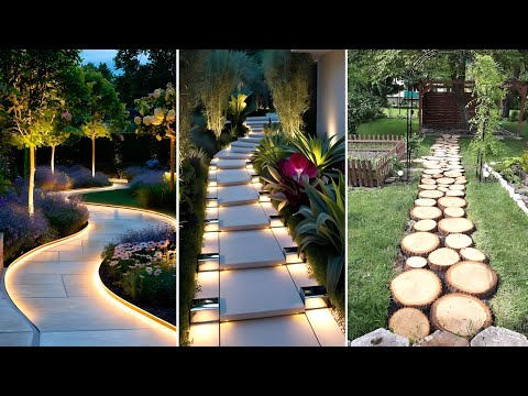 100+ GARDEN PATHWAY IDEAS 2025 - WALKWAY IDEAS 2025 - GARDEN WALKWAY DESIGNS DIY 2025 💐