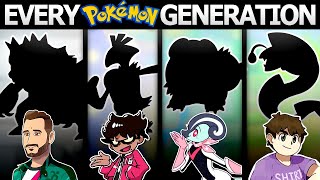 4 Artists Design Pokemon For Each Generation