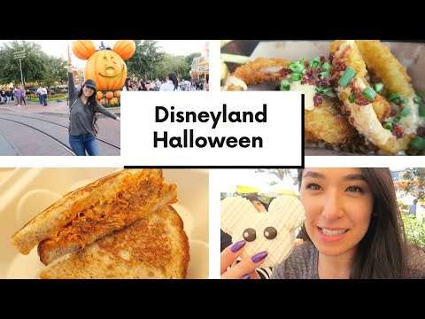 Come with me to DISNEYLAND + WHAT I ATE  |  Disney HALLOWEEN vlog 2021