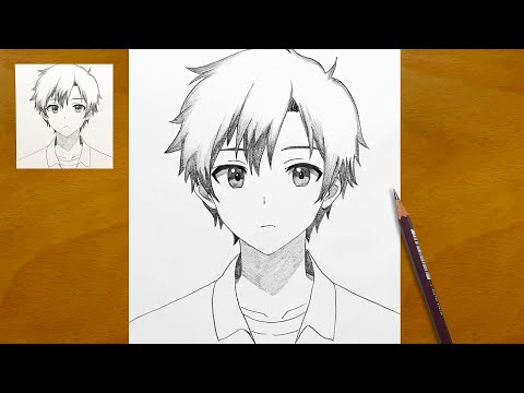 How to Draw a Handsome Anime Boy || Pencil Drawing || Easy Anime Sketch