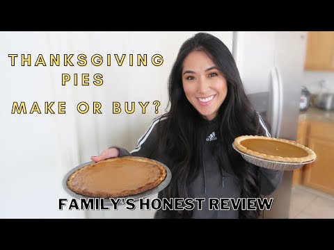 Should I make or buy?  |  Homemade Thanksgiving Pie vs Store Bought Taste Test