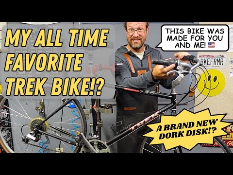 MY FAVORITE TREK gets a BRAND NEW DORK DISK! + Tuneup, Tires, Tubes, Grips and wholesome bike stuff!