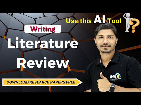 Excellent AI Tool to Write a Literature Review Paper II AI Tools for Research II My Research Support