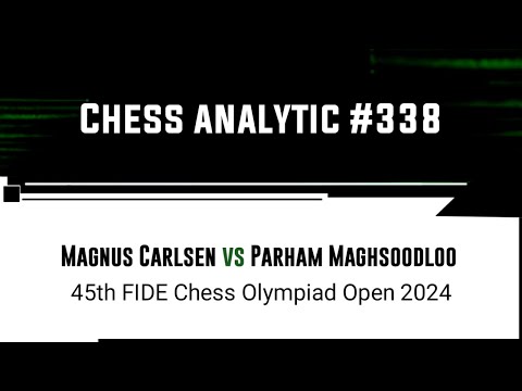 Magnus Carlsen vs Parham Maghsoodloo | 45th FIDE Chess Olympiad Open, 2024