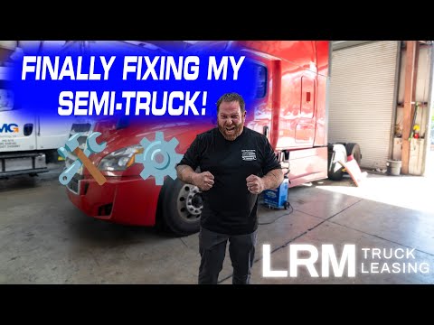 Finally Fixing My Semi Truck! #freightlinercascadia #semitruckrepair