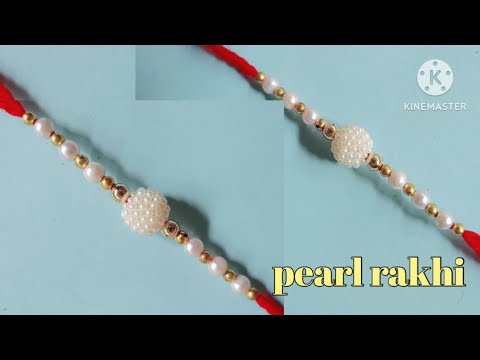 simple rakhi making ideas at home/how to make a rakhi/ diy rakhi/ beautiful rakhi making ideas