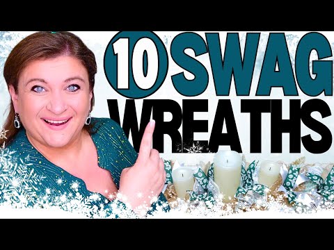 Amazing Top 10 Christmas Swag Wreath and Centerpiece DIY Tutorials