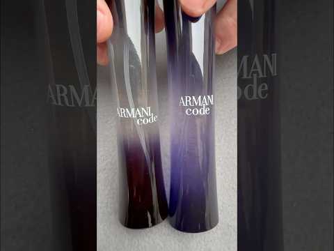 Fake vs Real Armani Code  Pour Femme Perfume