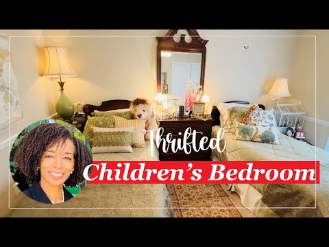 "Transforming a Child's Bedroom with Thrifted Vintage Decor | Budget-Friendly & Unique!"