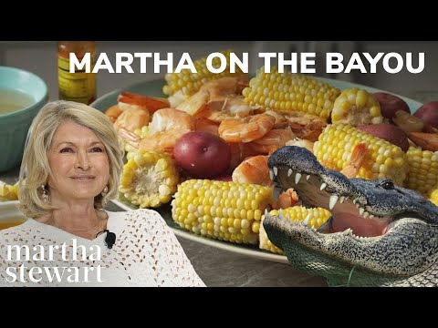 Martha Stewart Makes Cajun Classics | Shrimp Boil, Muffuletta, and Fried Oyster Po' Boys