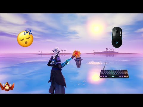 APEX 9 MINI 😴 CHILL FORTNITE KEYBOARD SOUNDS 🥺 REALISTIC ZONE WAR'S ❤️