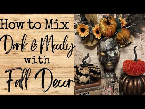 DIY Craft Fall; Dark and Moody Mix!