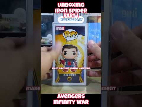 Part 1. Underoos! Unboxing Iron Spider from Infinity War Funko Pop.