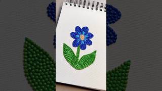 DIY Diamond Painting Flower ✨ Speed Version! #easycraft #creativediy