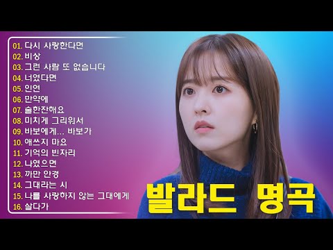 2000~2025년 감성 발라드 베스트 | 우리가 사랑한 노래들 🎶 김범수/ 백지영/ 더원/태연/박명수/ 임창정/ 박효신/성시경/에일리/찬열/ 펀치/ 펀치/ 다비치/로꼬