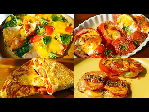 Eng) Delicious and healthy tomato and egg 4 convenient meals❗ Useful video!