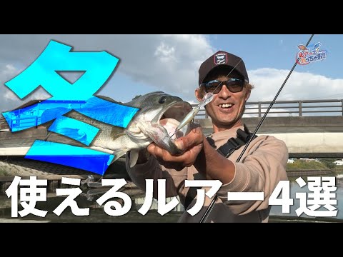 冬の大江川　使えるルアー4選【水野浩聡プロ】ルアーで釣っちゃお！2024年12月放送分