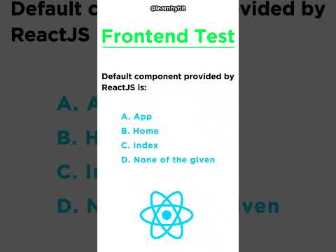 React Javascript Quiz Reactjs Test #quizshorts #reactjs #javascript