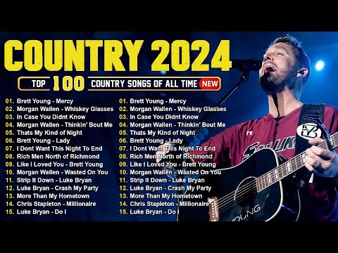 New Country Music 2024 🎸 Brett Young, Luke Combs, Chris Stapleton, Luke Bryan, Morgan Wallena