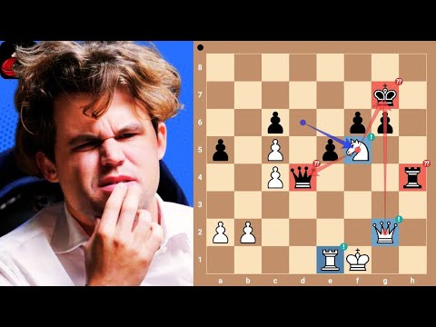 Shocking Knight Fork! Carlsen’s Big Mistake vs Jaime Santos | Titled Cup 2025