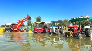 Washing My Tractors & Vehicles in River | Swaraj | Mahindra | EITHER | John Deere | Mahindra Loader