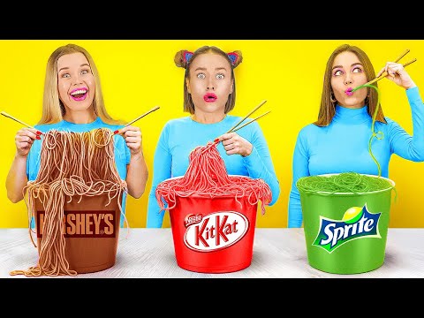 GIANT VS TINY FOOD CHALLENGES | Delicious Food Ideas and Recipes by 123 GO! Series