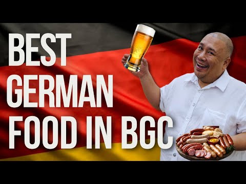 The BEST German Food I TASTED in BGC!