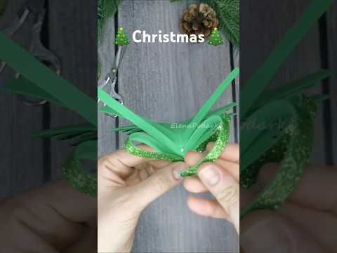 🎄 Christmas 😍 Happy New Year An easy way to make a Christmas tree from foamiran