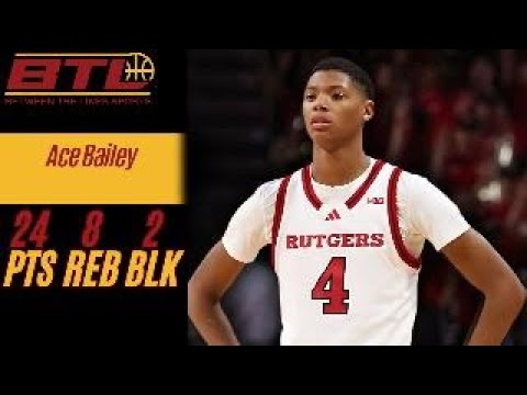 Ace Bailey 24pts 8reb vs Columbia Lions