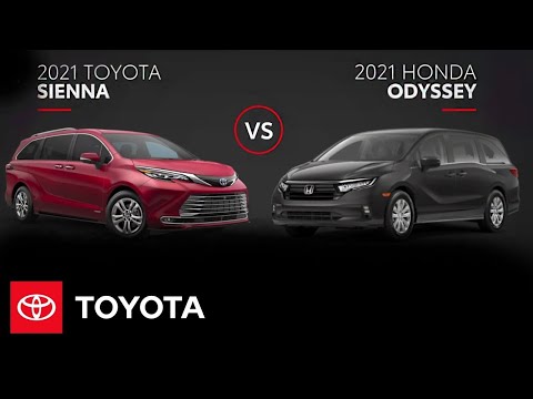 2021 Toyota Sienna vs 2021 Honda Odyssey | All You Need to Know | Toyota