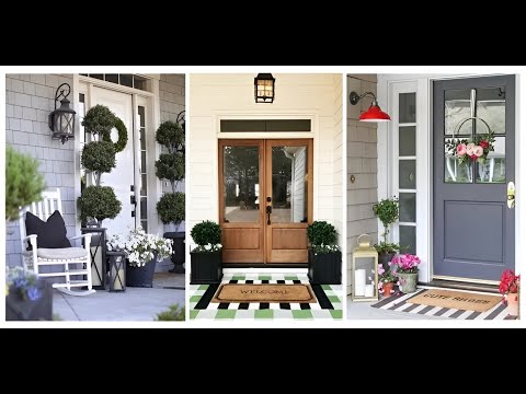 +100 FRONT PORCH DECORATING IDEAS 2025 - SMALL FRONT PORCH DESIGN IDEAS 2025 - MODERN PORCH DESIGN