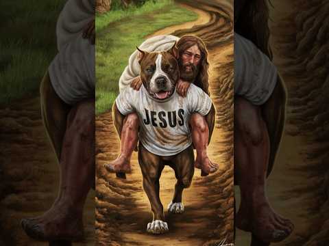 The dog🐶 Saved Jesus from Satan!👿🙏🏻#Jesus #god #god4you #te#feedshorts #fypシ゚viral #jesuschrist