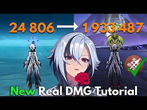 New C0 Arlecchino Real DMG Tutorial! Increase Her Dmg Genshin Impact