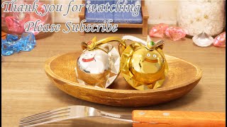 stopmotion cooking ASMR [ゴールデンスライムの作り方]ストップモーションクッキング動画