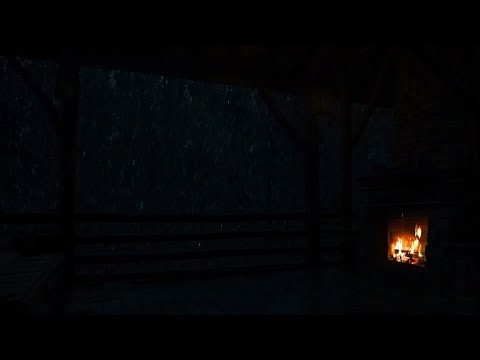 ⛈️ Mystical Bridge Night | Thunderstorms, Gentle Rain & Dark Forest Ambience for Deep Relaxation 🌧️✨