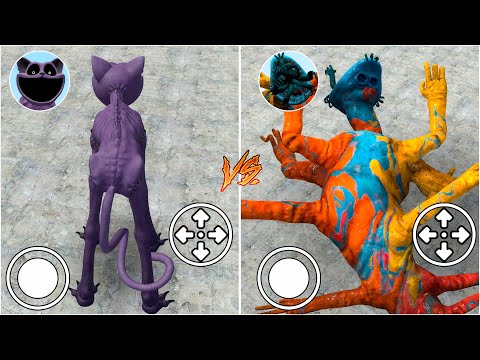 Playing as NEW NIGHTMARE CATNAP vs Playing as DOEY THE DOUGHMAN in Garry's Mod!