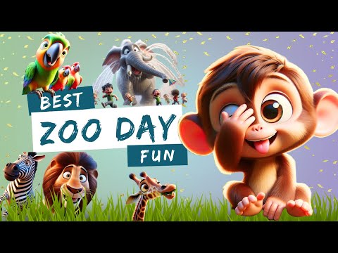 Fun Day at the Zoo! 🦁🐘🦒 | Fun Kids Rhyme with Animals & Adventure! | #KidsRhyme #ZooSong #AnimalSong